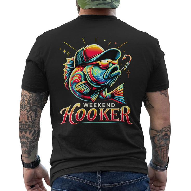 Weekend Hooker Bass Fishing Men's T-shirt Back Print