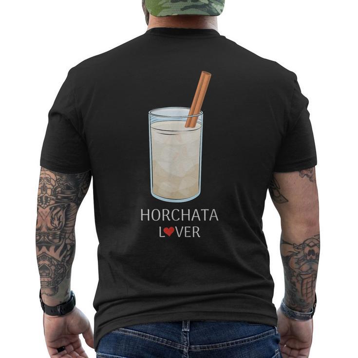 Horchata For Mexican And Spanish Milk Bevarages Fans Men's T-shirt Back Print