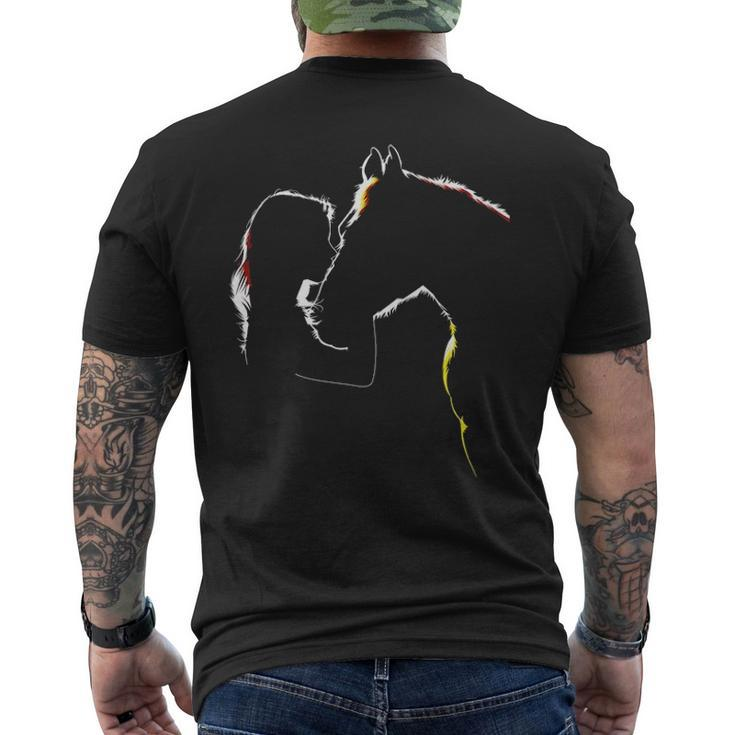 Horse For Ladies  Horse Related Men's T-shirt Back Print