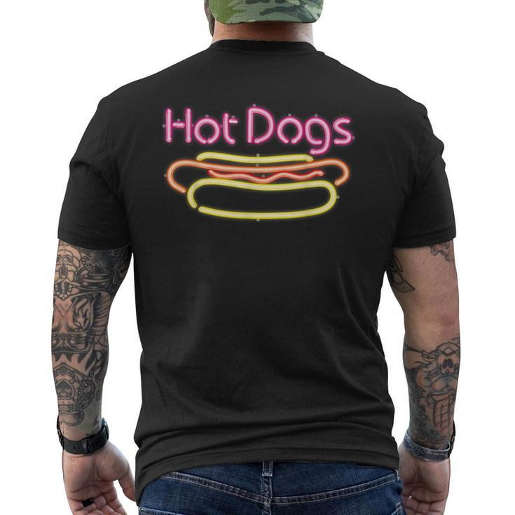 Hot Dog Hot Dogs Hotdog Men's T-shirt Back Print
