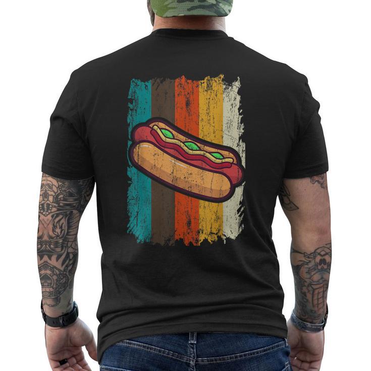 Hot Dog Vintage Hot Dog Eating Contest Hot Dog Lover Men's T-shirt Back Print