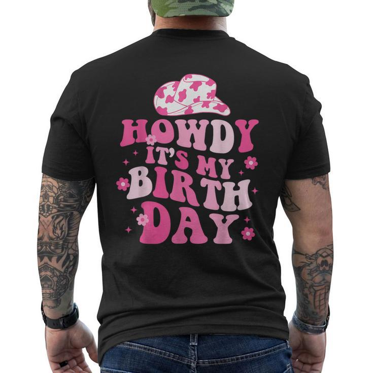 Howdy Its My Birthday Men's T-shirt Back Print