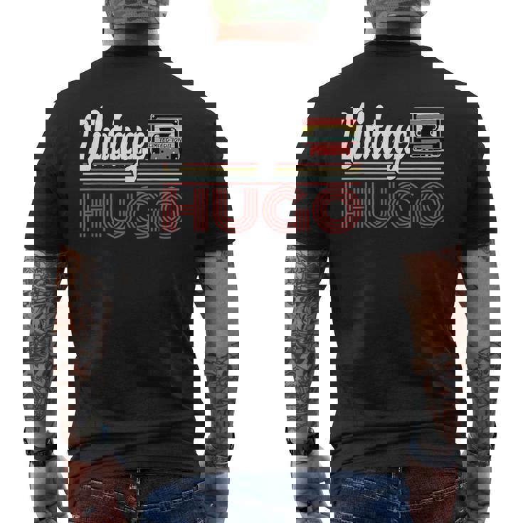 Hugo Nombre I Orgullointage I Hugo Name Camiseta Hombre Estampado Espalda