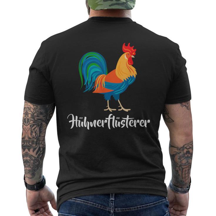 Hühner Flüsterer Lustiges Landwirt Bauer Huhn Hahn Kinder T-Shirt mit Rückendruck