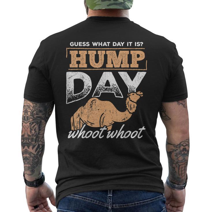 Hump Day Whoot Whoot Weekend Laborer Worker Men's T-shirt Back Print