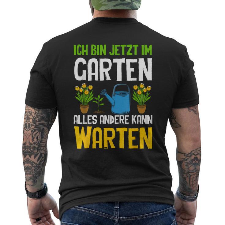 Ich Bin Im Gartenarbeit Hobbygärtner Gärtner Schwarz Kurzärmliges Herren-T-Kurzärmliges Herren-T-Shirt