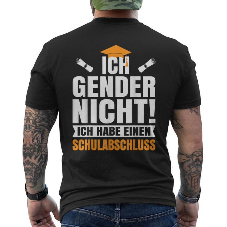 Ich Gender Nicht, Schulabschluss Besitzer Schwarzes Kurzärmliges Herren-T-Kurzärmliges Herren-T-Shirt