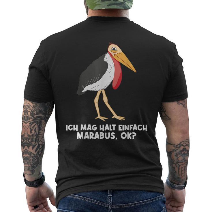 Ich Mag Halt Einfach Marabus Ich T-Shirt mit Rückendruck