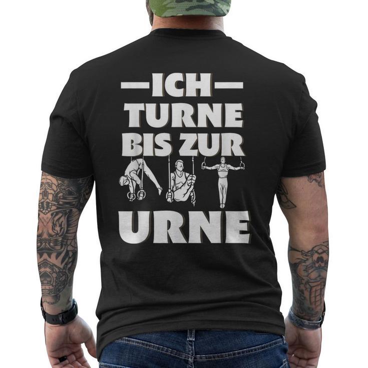 Ich Turne Bis Zur Urne Ich Turne Bis Zur Urn Gymnastics T-Shirt mit Rückendruck