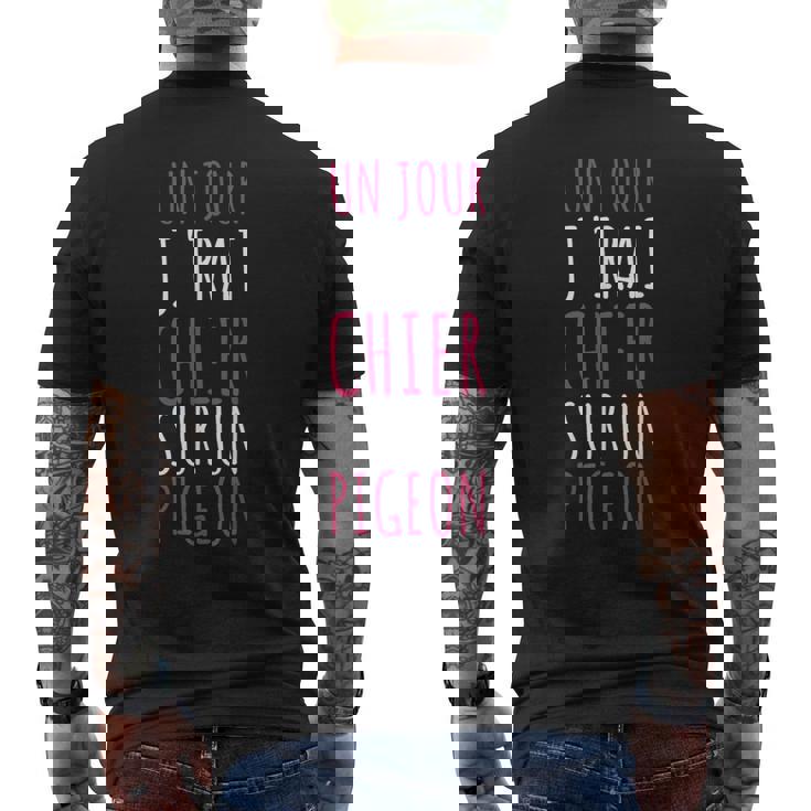 Idee Cadeau Debile Homme Oiseau Pigeon Pigeon Ramier Rigolo T-shirt imprimé au dos