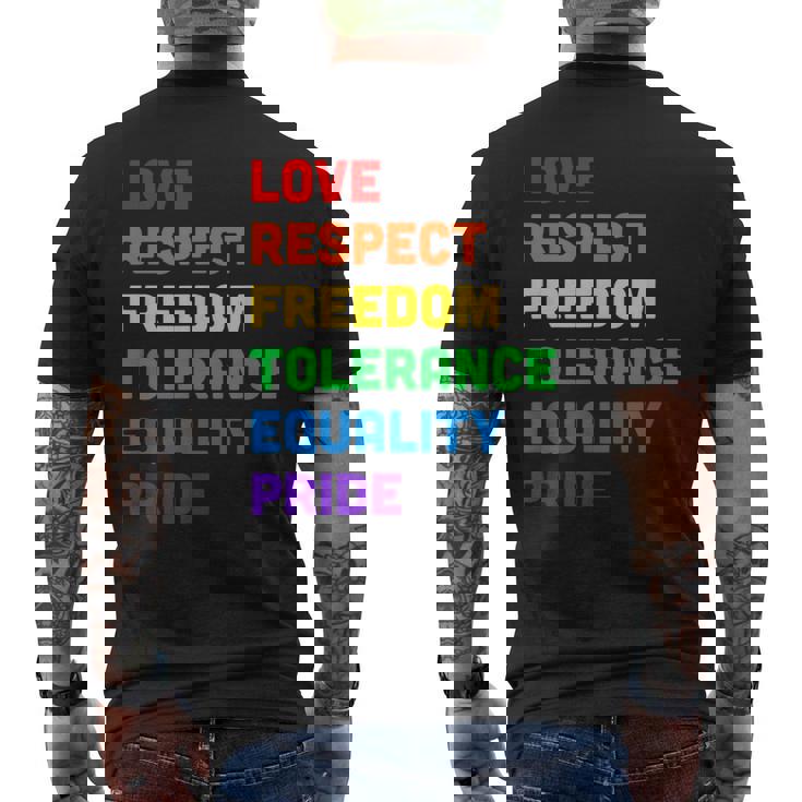 Igualdad Orgullo Gay Orgullo Lgbtq Igualdad Camiseta Hombre Estampado Espalda