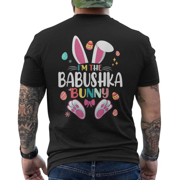 I'm The Babushka Bunny Matching Family Easter Party Men's T-shirt Back Print