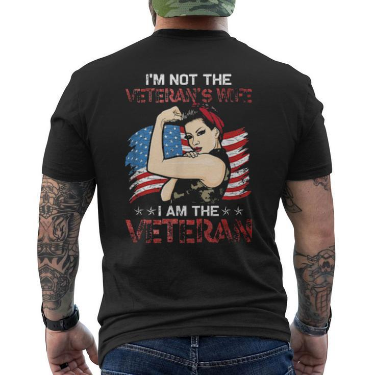 I’M Not The Veteran’S Wife I Am The Veteran Tee Mens Back Print T-shirt