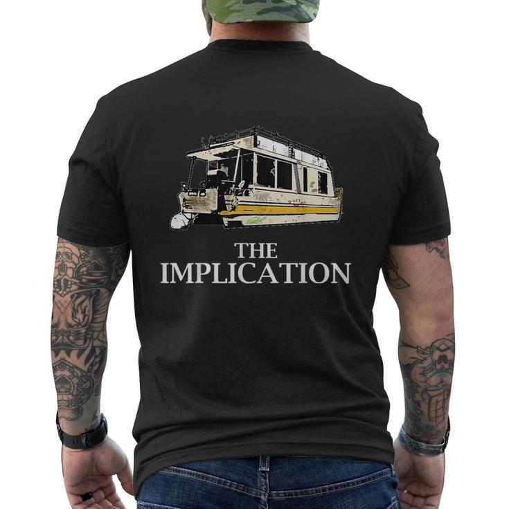 The Implication Boat Meme Graphic Culture Quote Boating Men's T-shirt Back Print