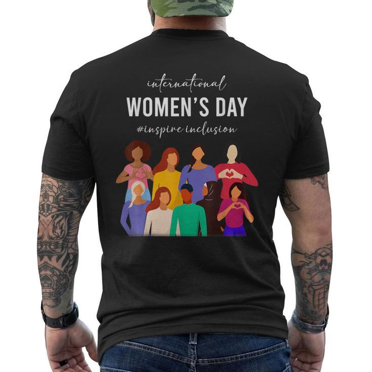 Inspire Inclusion International Women's Day 2024 For Women Men's T-shirt Back Print