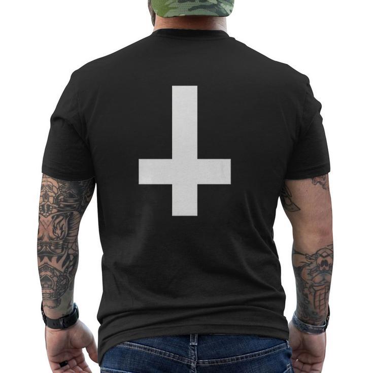 Maltese Cross Flag Malta Mens Back Print T-shirt - Thegiftio