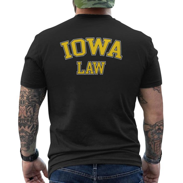 Iowa Law Iowa Bar Graduate Lawyer College Mens Back Print T-shirt