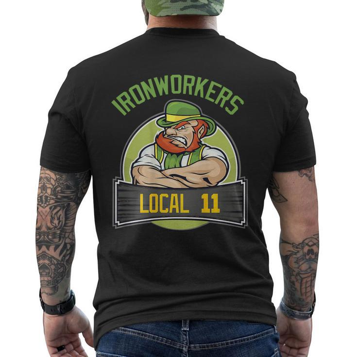 Iron Workers Local 11 Men's T-shirt Back Print
