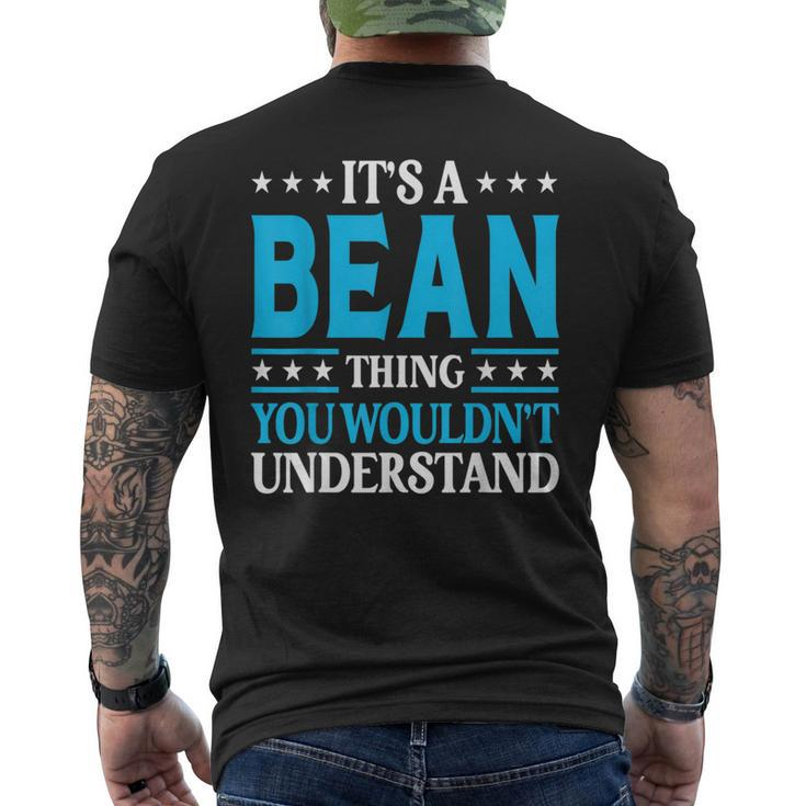 It's A Bean Thing Surname Family Last Name Bean Men's T-shirt Back Print