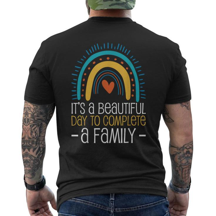 It’S A Beautiful Day To Complete A Family Adoption Day Men's T-shirt Back Print