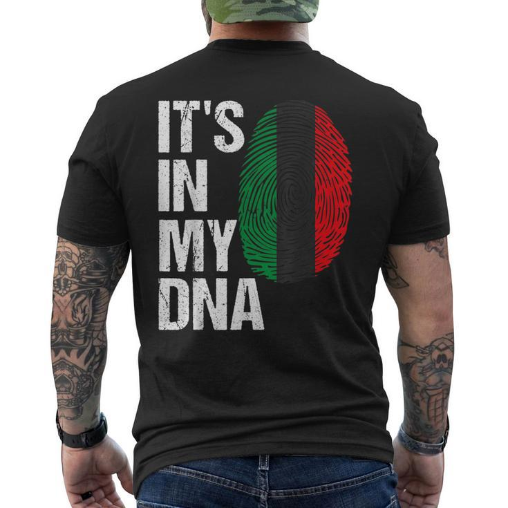 It's My Dna Pride African American Flag Black Liberation Men's T-shirt Back Print