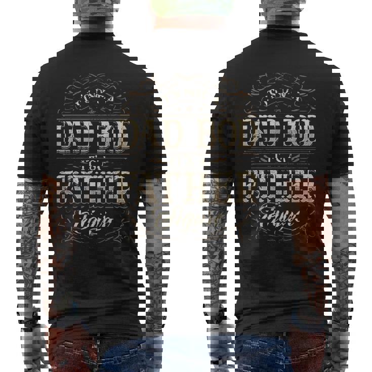 Its Not A Dad Bod Its A Father Figure Dad Bod For Men Men's T-shirt Back Print