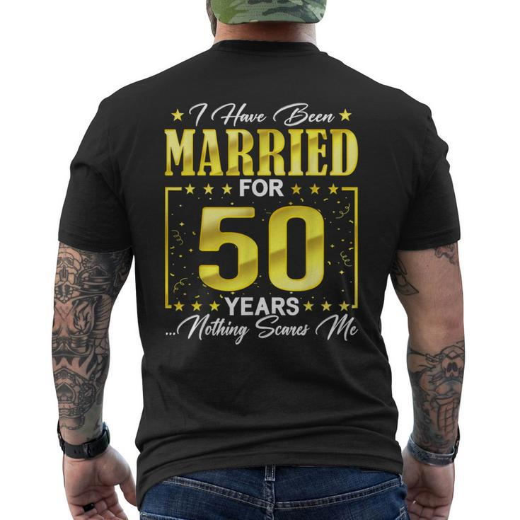 I've Been Married Couples 50 Years 50Th Wedding Anniversary Men's T-shirt Back Print
