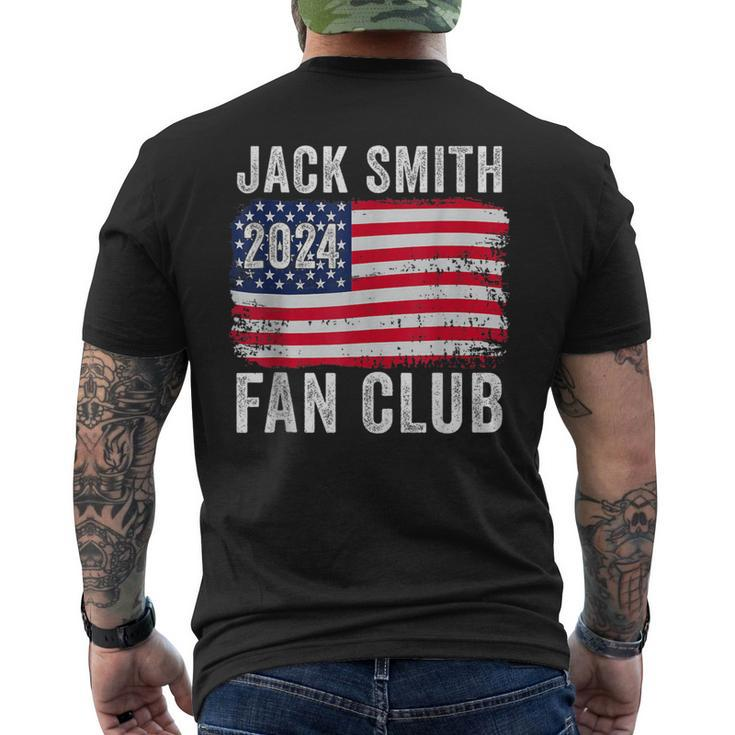 Jack Smith Fan Club Fun Summer Vintage Type Usa Red Blue Men's T-shirt Back Print