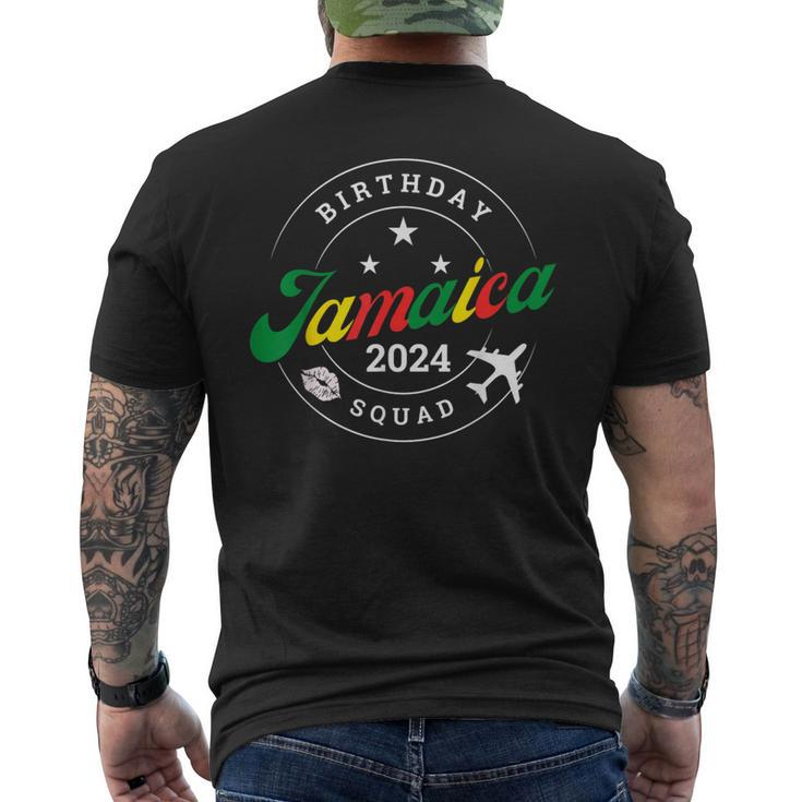 Jamaica Birthday Squad Trip 2024 Vacation Party Matching Men's T-shirt Back Print