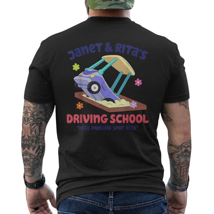 Janet & Rita's Humorous Driving School Men's T-shirt Back Print
