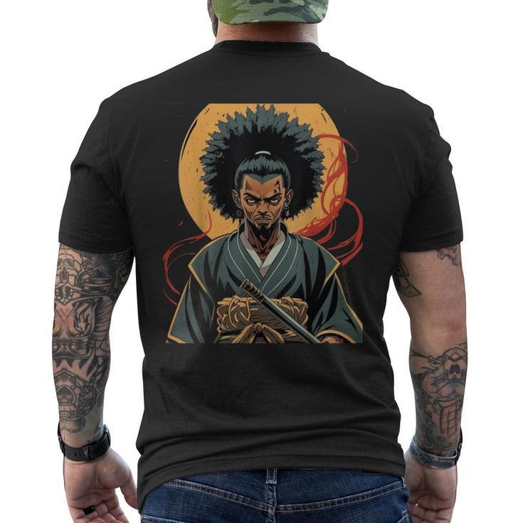 Japanese Bushido Warrior Men's T-shirt Back Print