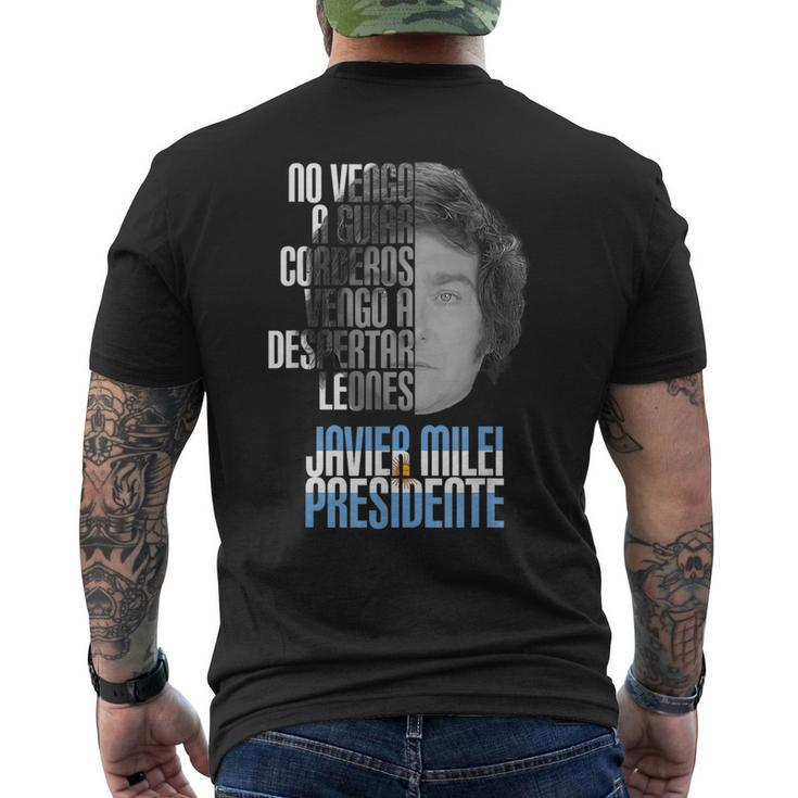 Javier Milei Presite Argentina 2023 T-Shirt mit Rückendruck