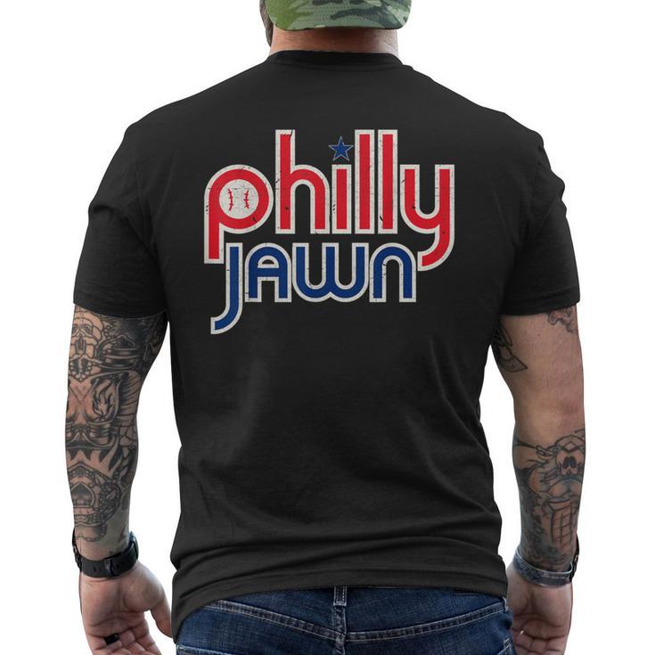 Jawn Philadelphia Slang Philly Jawn Resident Hometown Pride Men's T-shirt Back Print