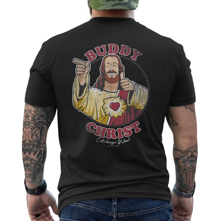 Jay And Silent Bob Buddy Christ Circle Portrait Men's T-shirt Back Print