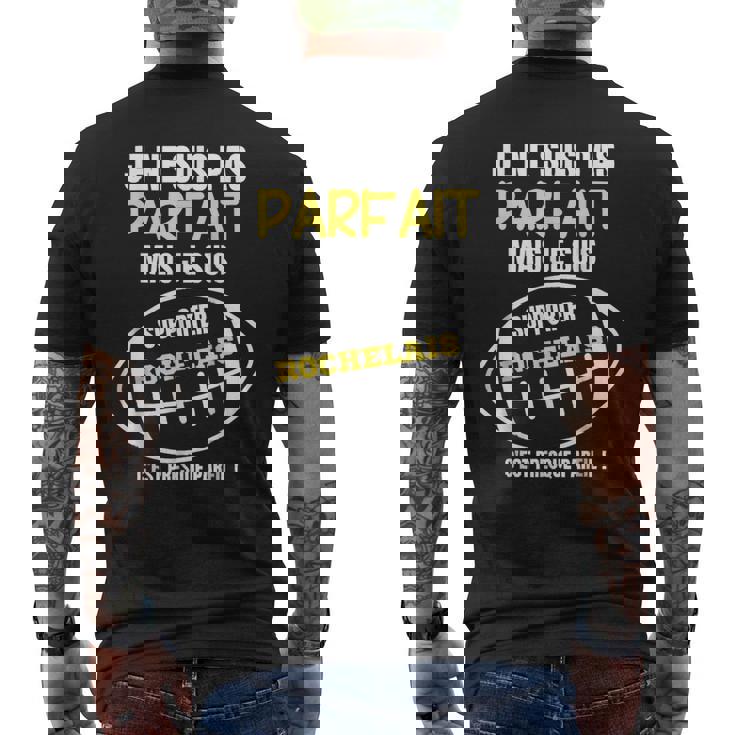 Je Ne Suis Pas Parf Ait Mais Je Suis Supporter Rochelais T-shirt imprimé au dos