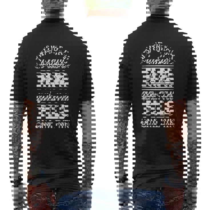 Je Sais Que Suis Le Meilleur Papa T-shirt imprimé au dos