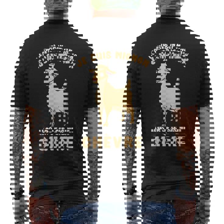 Je Suis Mignon Je Suis Une Chèvre T-shirt imprimé au dos