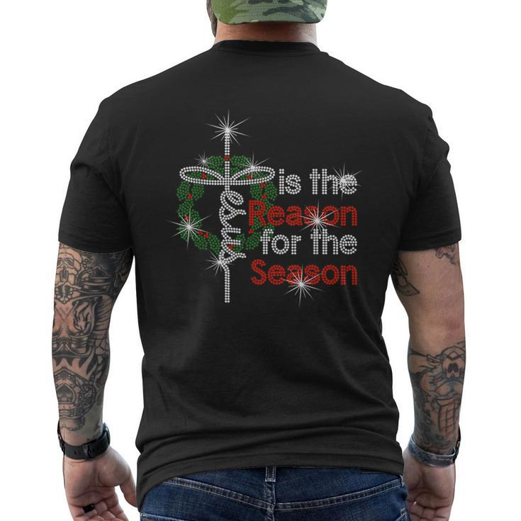 Jesus Is The Reason For The Season Men's T-shirt Back Print