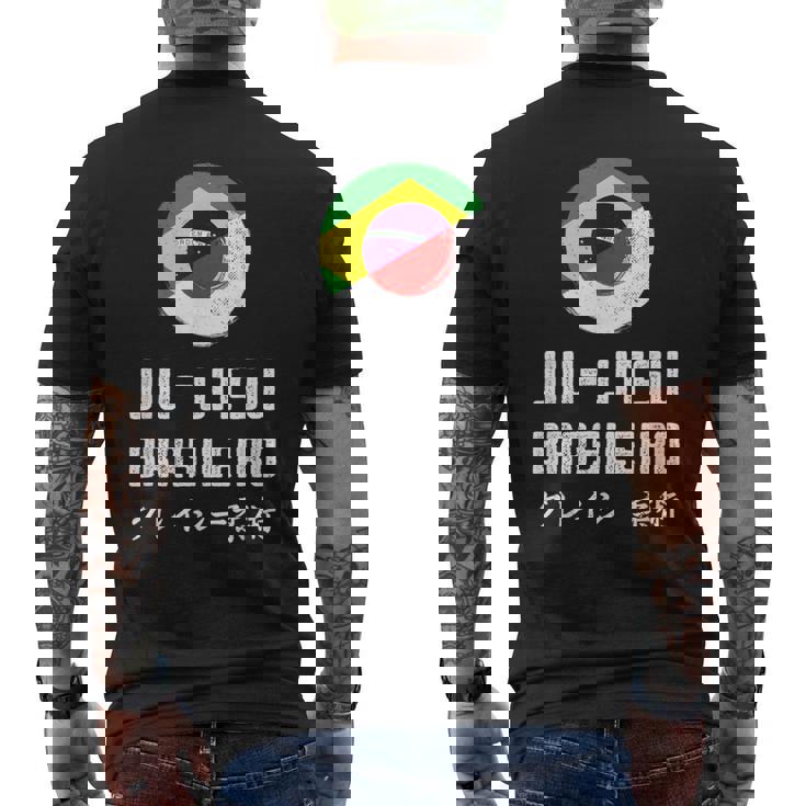 Jiu-Jitsu Brasileiro Brasileño Jiu Jitsu Regalo De Bjj Camiseta Hombre Estampado Espalda