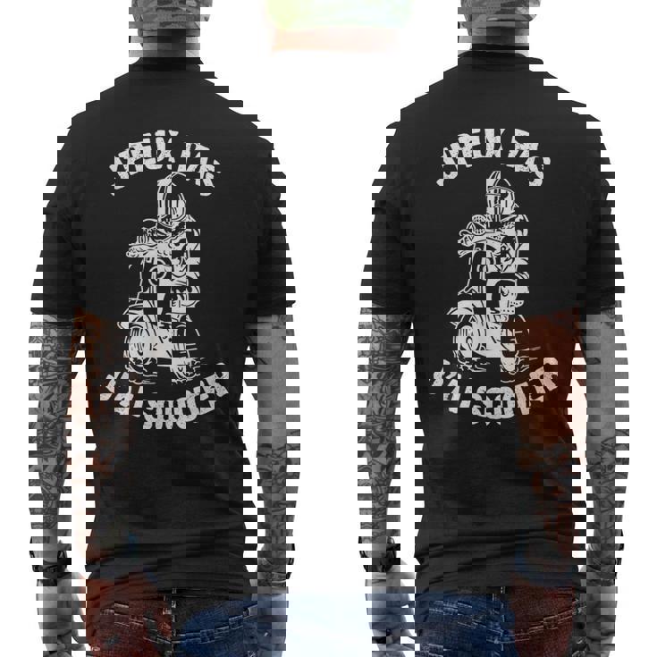 J'peux Pas J'ai Scooter Humour Cadeau Moto Motards T-shirt imprimé au dos