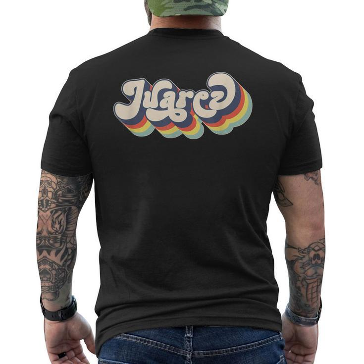 Juarez Family Name Personalized Surname Juarez Men's T-shirt Back Print