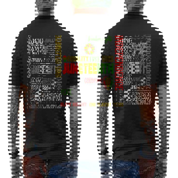 Junenth 1865 Celebrate Freedom Retro Junenth 2024 Men's T-shirt Back Print