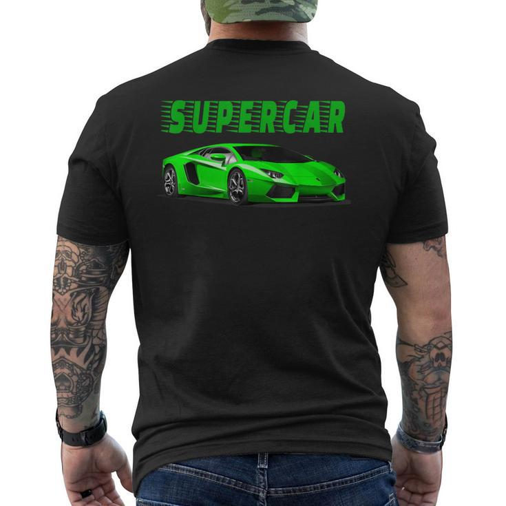 Just A Super Fast And Fun Supercar For Car Lovers Men's T-shirt Back Print