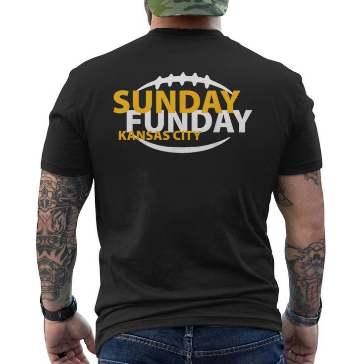 Kansas City Heart Pride Love Kc Sunday Funday Men's T-shirt Back Print