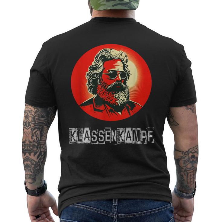 Karl Marx Socialist Communist T-Shirt mit Rückendruck