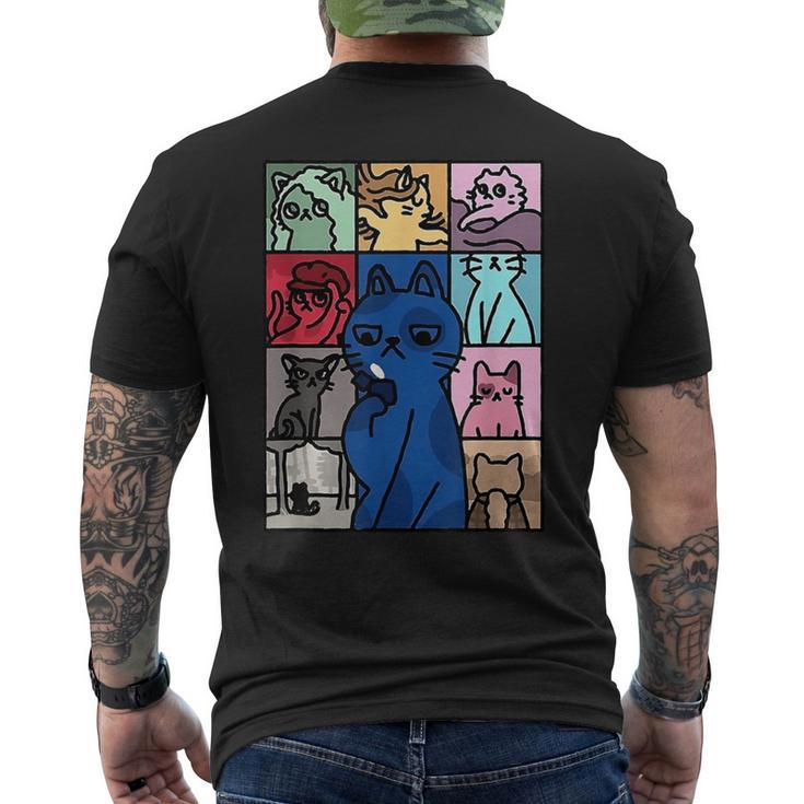 Karma Is Cat Cat Lover Men's T-shirt Back Print