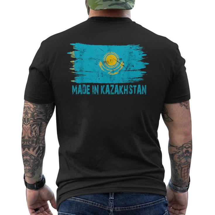 Kazakhstan Flag T-Shirt mit Rückendruck