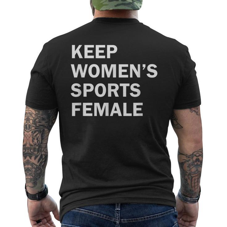 Keep Women's Sports Female Men's T-shirt Back Print