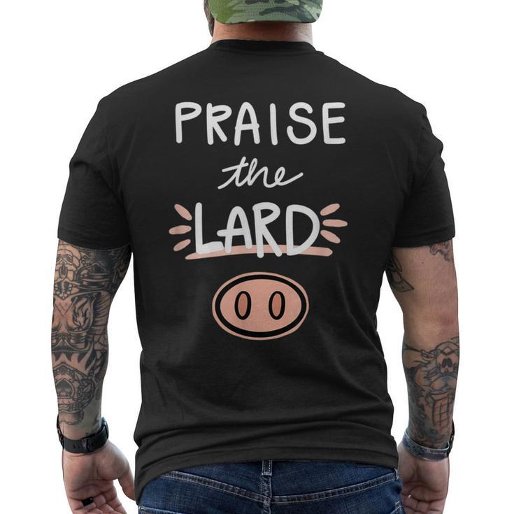 Keto Praise The Lard Bacon Men's T-shirt Back Print