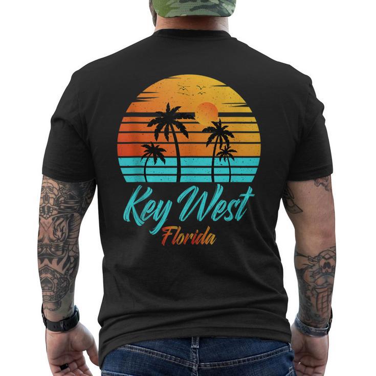 Key West Florida Travel Vacation Getaway Cruise Men's T-shirt Back Print